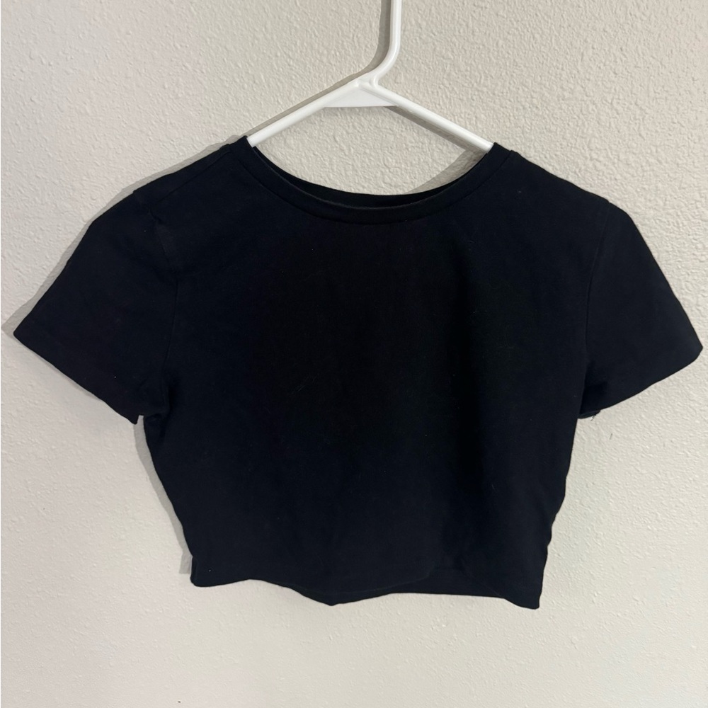 Wild Fable Black Crop Top